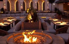 Laya Restaurant interior detail